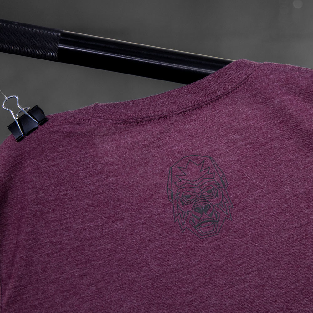 Affenhopf klein auf rückseite shirt
