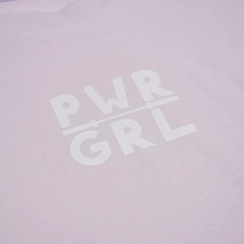 Powergirl Logo auf Shirt