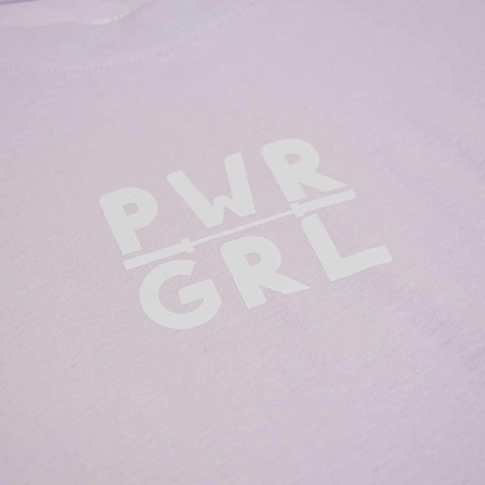 Powergirl Logo auf Shirt