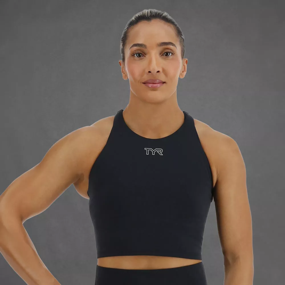 TYR Elite High Neck Sport BH Damen – Bild 2