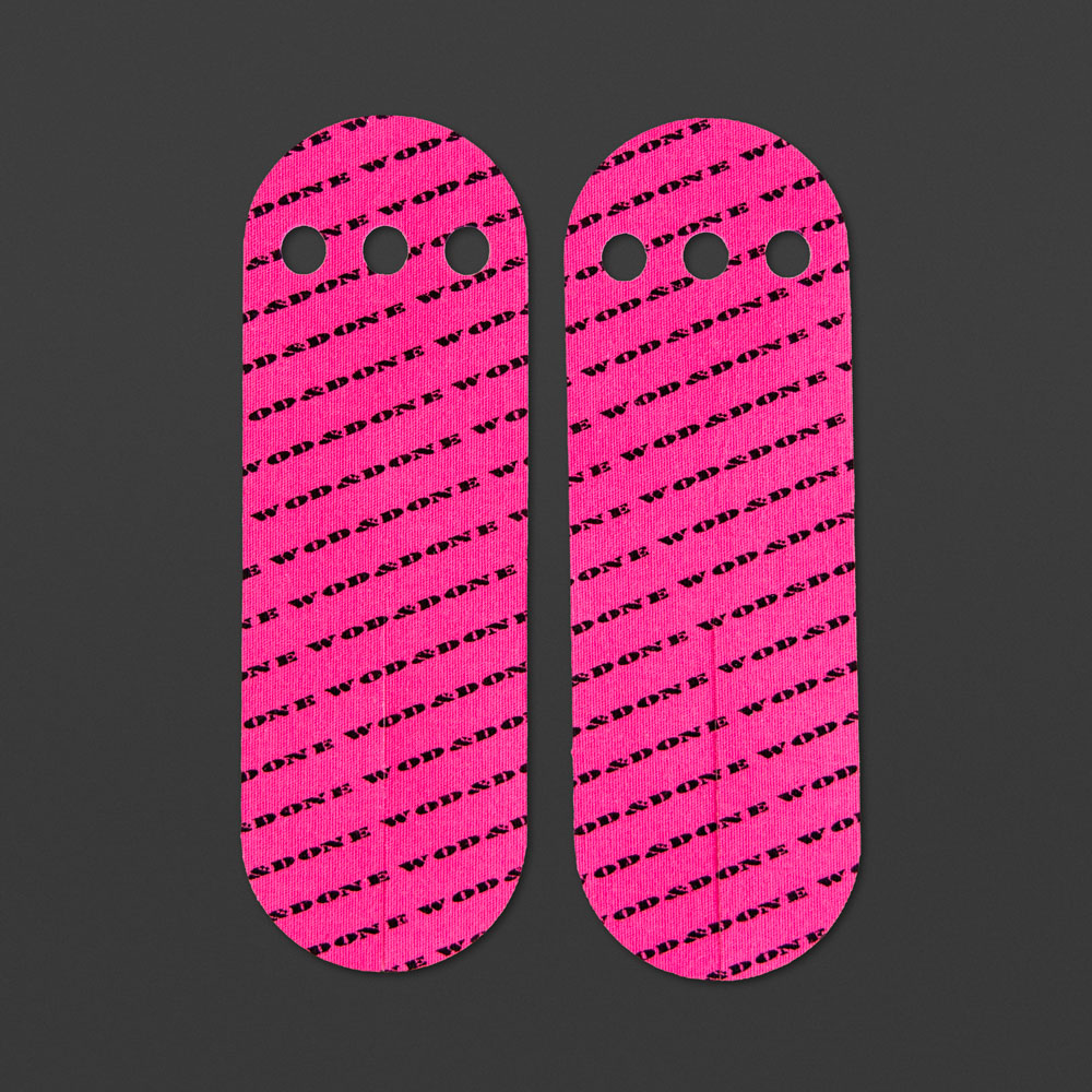 Pinke WOD&DONE Handgrips, stylisch und sicher